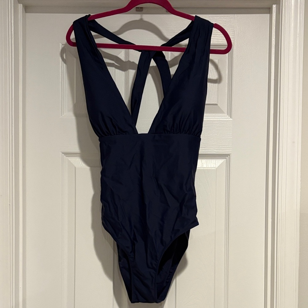 Summersalt Plunge Navy Swimsuit